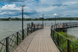 Вознесенское озеро неподалёку от отеля Усадьба